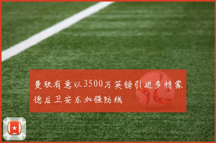 曼联有意以3500万英镑引进多特蒙德后卫安东加强防线